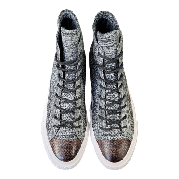 CONVERSE Mens 8 Womens 10, CTAS 2 Hi Flyknit Shoes 157510C All Star Chuck Taylor - Picture 4 of 13